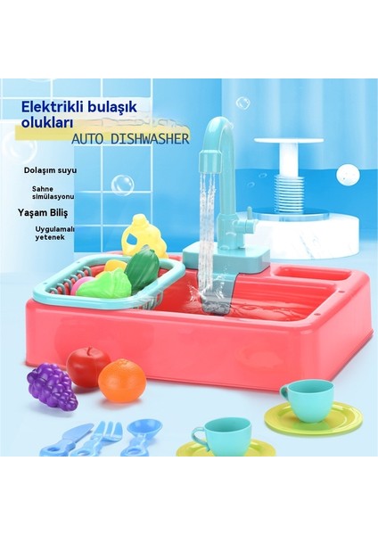 Çocuk Mutfak Su Spreyi Bulaşık Makinesi Simülasyon Oyuncak (Yurt Dışından) fiyatları