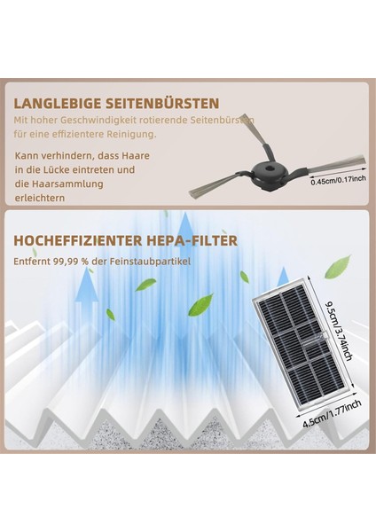 Dreame X40 ULTRA/X40 PRO/X40 Ultra Complete/mova P50/S30 Pro ULTRA/RLS83HE Elektrikli Süpürgeler Için Yedek Parçalar (Yurt Dışından) modelleri