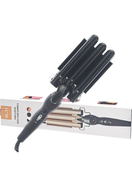 Büyük Dalga Büyük Rulo Üç Çubuk Negatif Iyon Su Oluklu Kıvırma Çubuğu (Yurt Dışından)