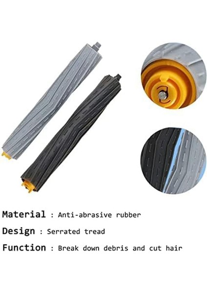 Irobot Roomba 960 980 890 880 850 860 870 895 981 985,800 900 Serisi Elektrikli Süpürge Için Silindir Fırça Yedek Parçası (Yurt Dışından) fiyatları