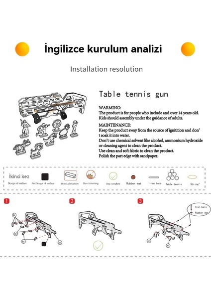 3D Üç Boyutlu Yapboz Ahşap Puzzle Kolaj Oyuncak (Yurt Dışından) modelleri