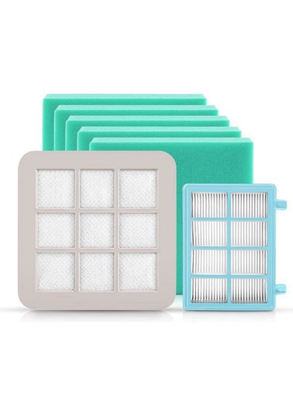 Philips FC5823 5832 5830 5826 5822 Elektrikli Süpürge Hava Temizleyici Filtreleri Değiştirme Uyumlu (Yurt Dışından)