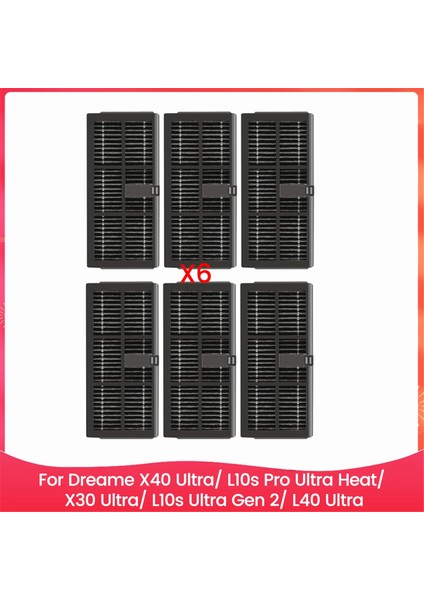 Dreame X40 Ultra/ L10S Pro Ultra Heat/ X30 Ultra/ L10S Ultra Gen 2/ L40 Ultra Robot Süpürge Filtreleri Için Hepa Filtre (Yurt Dışından)