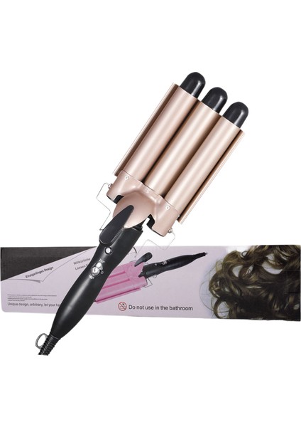 Büyük Dalga Büyük Rulo Üç Çubuk Negatif Iyon Su Oluklu Kıvırma Çubuğu (Yurt Dışından)