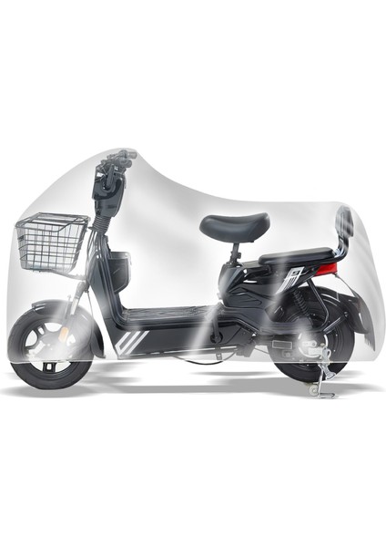 Yaz Açık Tek Kullanımlık Elektrikli Araba Bisiklet Yağmur Koruyucu Güneş Koruyucu Kılıf (Yurt Dışından)