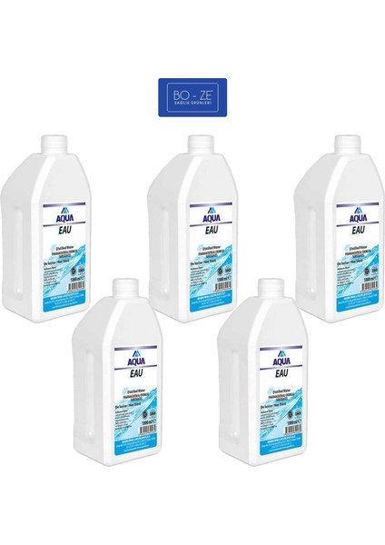 Aqua Deiyonize Distile Su 5x1 lt
