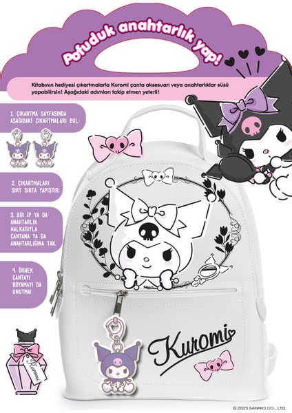 Kuromi - Pofuduk Çıkartmalı Etkinlik Kitabı (200'den Fazla Sticker Boyama ve Etkinlik Kitabı) indirimleri