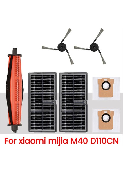 Xiaomi Mijia M40 D110CN Robot Süpürge Ana Yan Fırça Hepa Filtre Toz Torbaları Yedek Parçaları (Yurt Dışından)