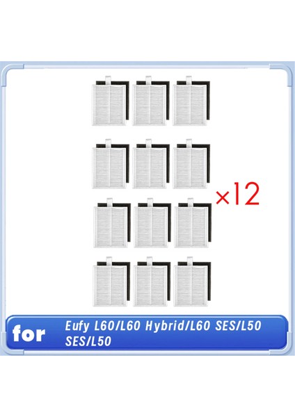 Eufy L60/L60 HYBRID/L60 SES/L50 SES/L50 Kendiliğinden Boşalan Robot Süpürge Için Hepa Filtre Aksesuarları (Yurt Dışından)