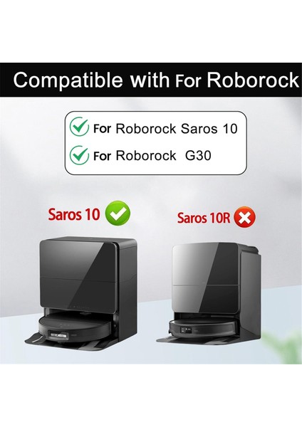 Roborock Saros 10/G30 Elektrikli Süpürge Için 23 Adet Yedek Parça Çift Ana Fırça Paspas Pedi Hepa Filtre Toz Torbası Yan Fırça (Yurt Dışından) fiyatları