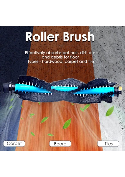 9 Adet Ana Fırça Yan Fırça Paspas Bezi Hepa Filtre Abır R30 Robot Süpürge Yedek Parçaları (Yurt Dışından) fiyatları