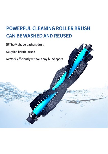 9 Adet Ana Fırça Yan Fırça Paspas Bezi Hepa Filtre Abır R30 Robot Süpürge Yedek Parçaları (Yurt Dışından) modelleri