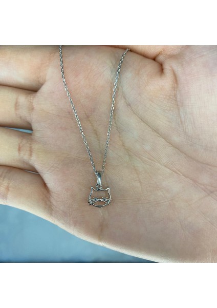 925 Ayar Gümüş Kedi Figürlü(Kolye,bileklik,küpe) Set fiyatları