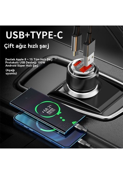 Açık Araba Cep Telefonu 30W Şeffaf Invertör (Yurt Dışından)
