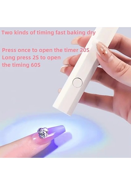 Tırnak Lambası USB Taşınabilir Tırnak Parçası Onarım Tırnak Pişirme Lambası Tırnak Şekillendirme Tek Kelime Lambası (Yurt Dışından) fırsatları