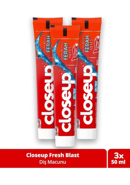 Günboyu Ferah Nefes Fresh Blast 50 ml 3 Adet
