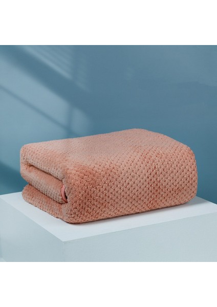 Mercan Kadife Banyo Havlusu Kalınlaştırılmış Plaj Havlusu Emici Ev Banyo Banyo Havlusu 80 * 150CM (Yurt Dışından)