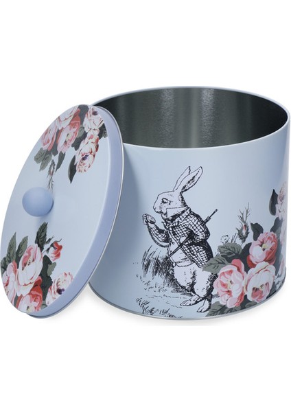 x V&a Alice In Wonderland Teneke Bisküvi Kutusu 18X15CM modelleri