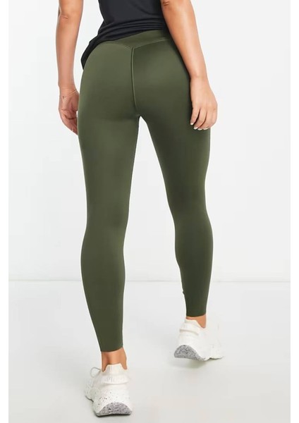 Go Firm Support High Rise Full Length Kadın 6 Cepli Lazer Kesim Antreman Taytı Haki fiyatları