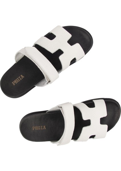 Erkek Bantlı Floater Deri Terlik 215028 modelleri