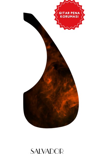 Pickguard Akustik Gitar Kendinden Yapışkanlı (Pena Korumalığı)
