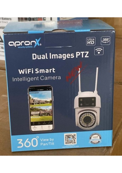 APX-WP244 4mp 3.6+3.6mm Lens Wifi Çift Ip Kamera