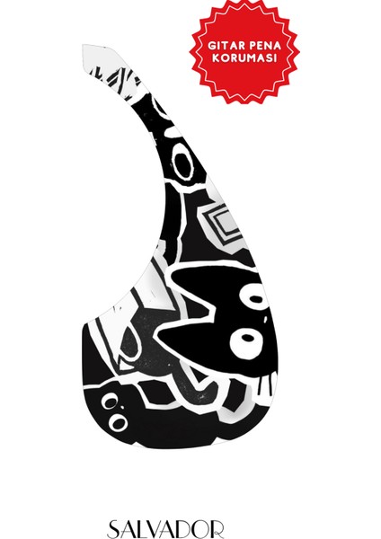 Pickguard Akustik Gitar Kendinden Yapışkanlı (Pena Korumalığı) fiyatları