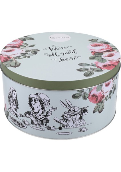 x V&a Alice In Wonderland Teneke Kek, Bisküvi Saklama Kabı 2li fırsatları