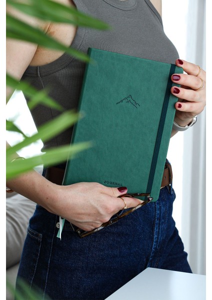 A5 Bullet Journal Noktalı Defter 140 Gr. 80 Yaprak Forest