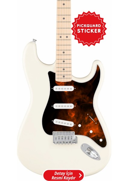 Strat Kasa Elektro Gitar Sss Pickguard Sticker