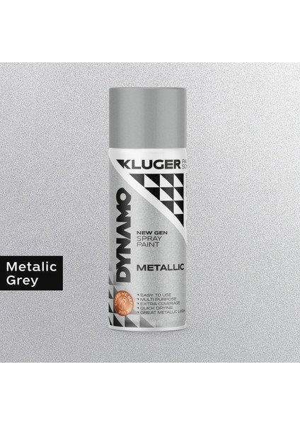 Metalik Gri Sprey Boya 410