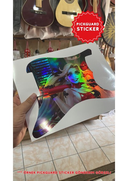 Strat Kasa Elektro Gitar Sss Pickguard Sticker fiyatları