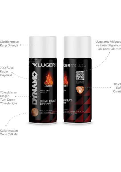 Isıya Dayanıklı Beyaz Sprey Boya 509 fiyatları