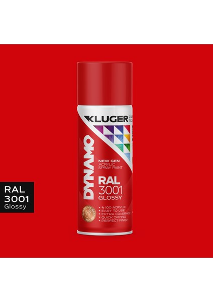 Kırmızı Spey Boya Ral 3001