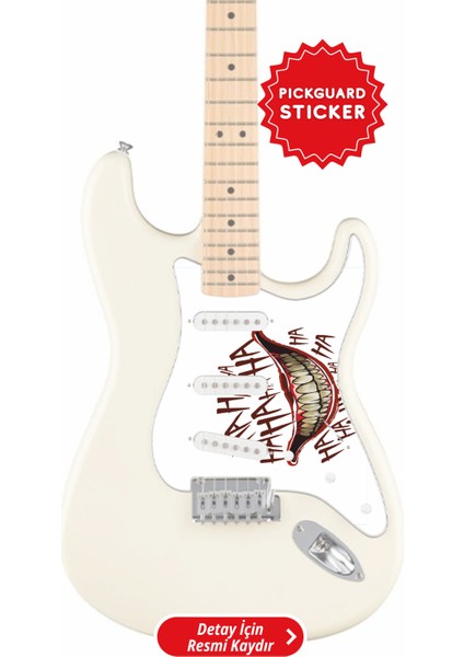 Strat Kasa Elektro Gitar Sss Pickguard Sticker