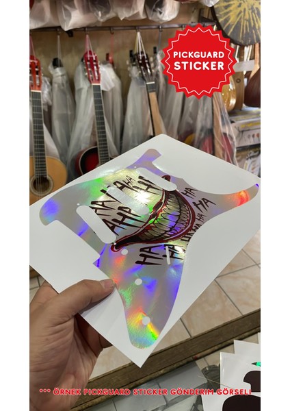 Strat Kasa Elektro Gitar Sss Pickguard Sticker fiyatları