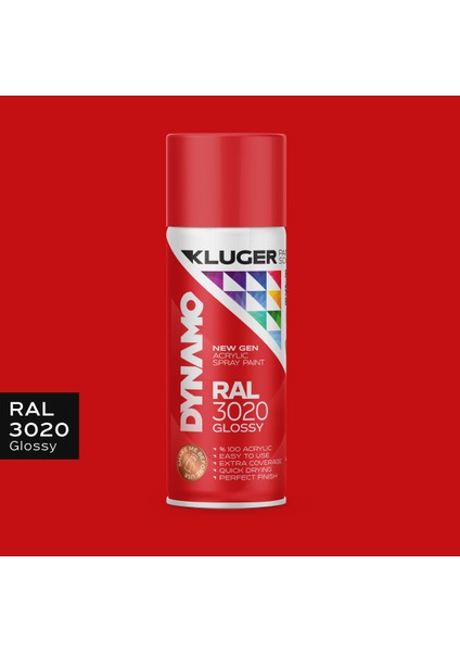Bayrak Kırmızı Spey Boya Ral 3020