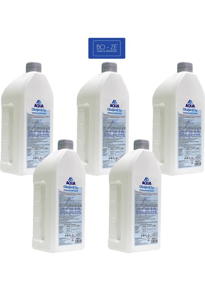Aqua Oksijenli Su 5x1 lt