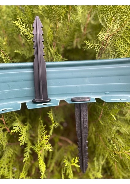 40 Adet Çim Ayırıcı Kazığı 15 cm Çim Ayracı Kazığı Çim Sınırlayıcı Kazığı Plastik Jüt Çivi fırsatları