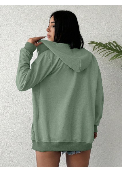 Unisex Üç Iplik Kapşonlu Hırka Fermuarlı Sweat modelleri