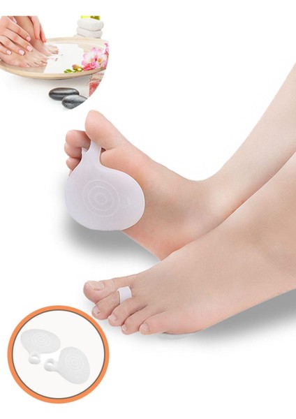1 Çift Orta Parmak Metatarsal Silikon Ped - Nasır Koruyucu ve Metatarsal Yastığı