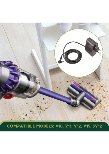 Dyson V10 V11 V12 V15 SV12 Absolute Animal Motorhead Kablosuz Elektrikli Süpürge 30.45V 1.1A Eu Fişi Için Yedek Şarj Cihazı (Yurt Dışından) indirimleri