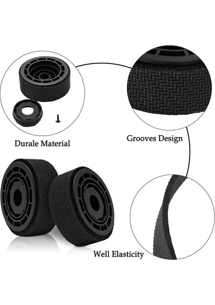 Irobot Braava Jet M6 (6110) (6012) (6112) (6113) Için Tekerlek Lastikleri Değişimi En Iyi Wi-Fi Bağlantılı Robot Kaymaz (Yurt Dışından)
