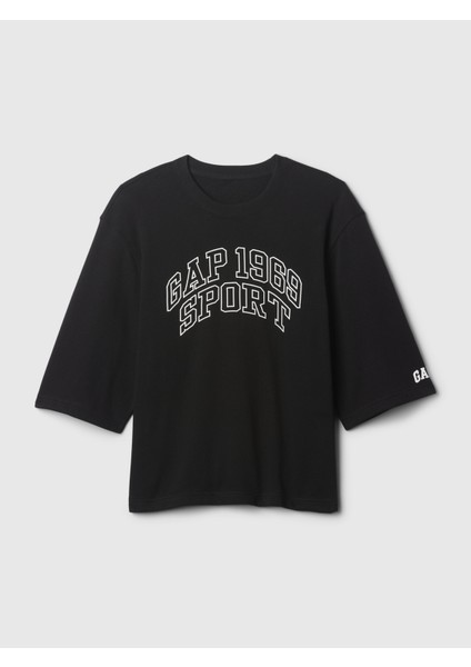 Erkek Siyah Gap Logo Oversized Sweatshirt fiyatları