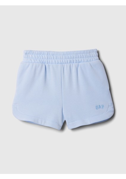 Kız Bebek Mavi Mini Gap Logo Dolphin Şort
