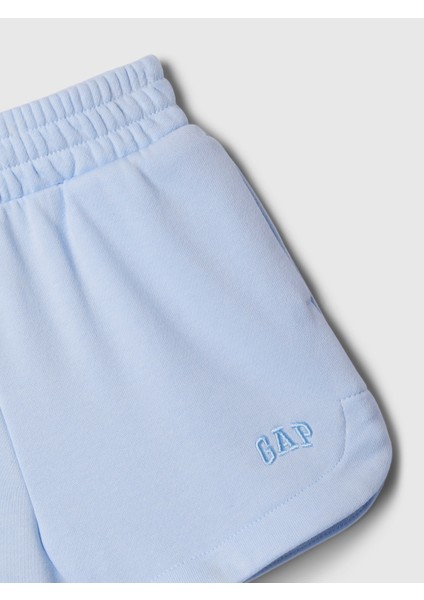 Kız Bebek Mavi Mini Gap Logo Dolphin Şort