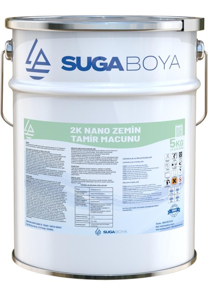 Suga 2k Nano Zemin Tamir Nacunu 5 kg