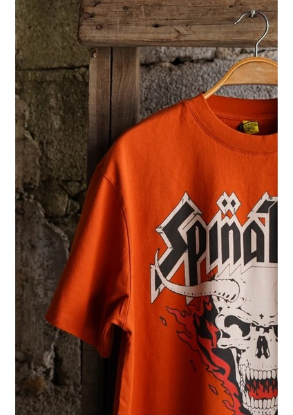 Spinal Tap Retro Rock Oversize Unisex Kısa Kol Turuncu T-Shirt indirimleri