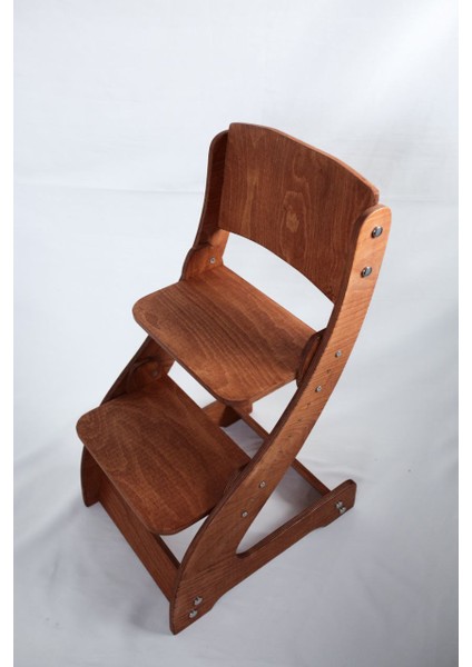 Ahşap Mama Sandalyesi, 2- 12 Yaşinda, Ayarlanabilir Montessori Coçuk Sandalye