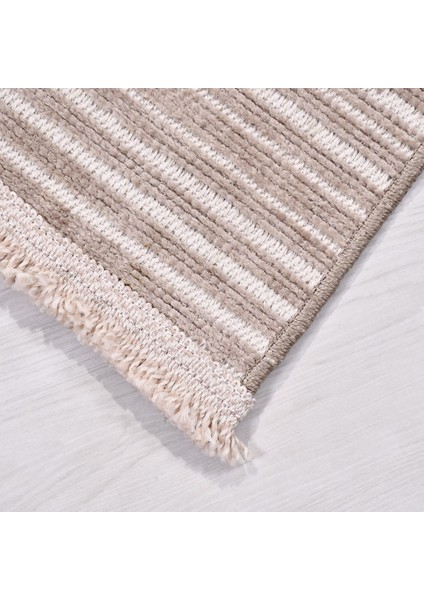Crea Halı Rana 6111S Bej Yazlık Halı Kaydırmaz Taban Renkli Yıkanabilir Dokuma Kilim indirimleri